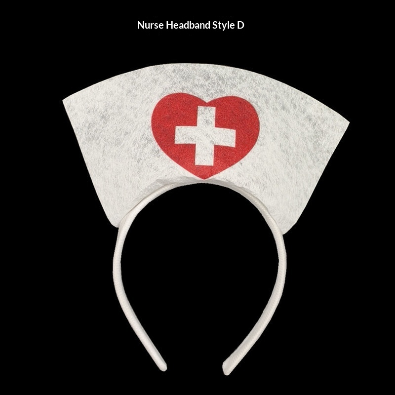 Nurse-style Headband Headdress Ball And Performance Headband photo 7