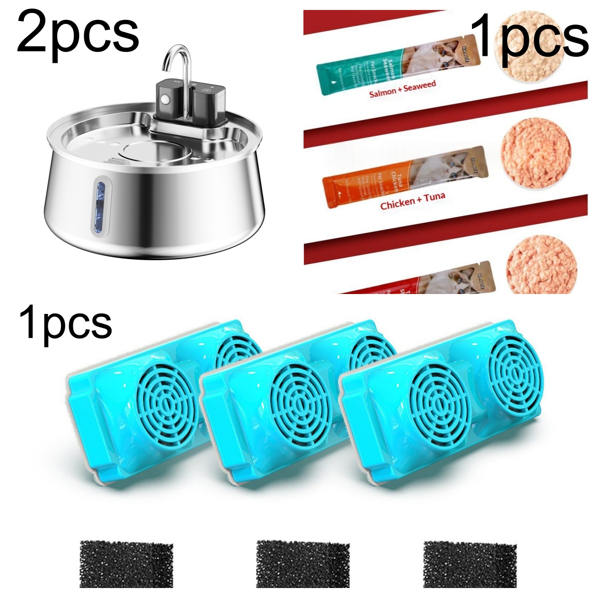 Stainless Steel Wireless Pet Water Fountain Kit photo 7