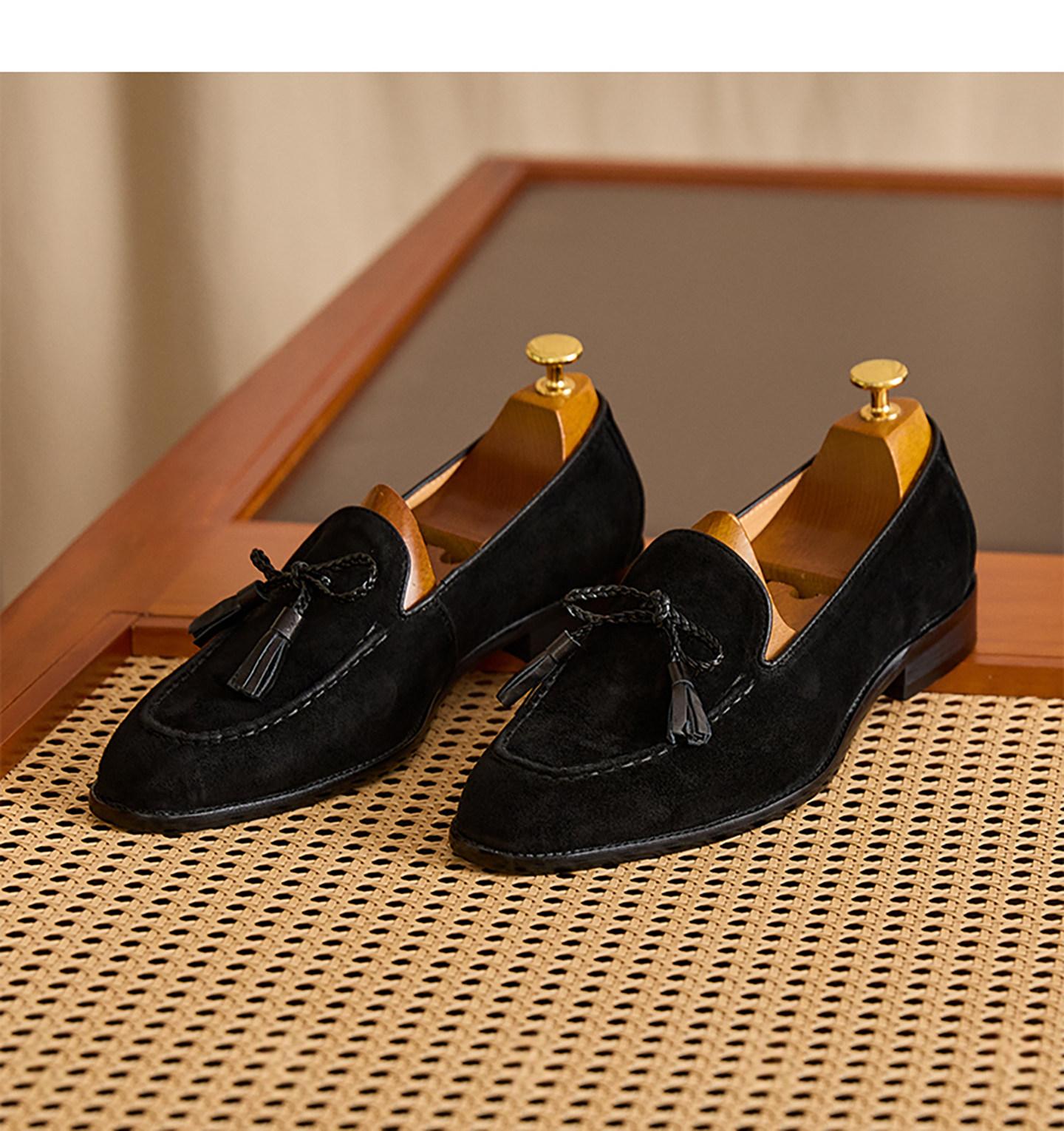 High-quality Italian-style Tassel Loafer Slip-on Shoes photo 5