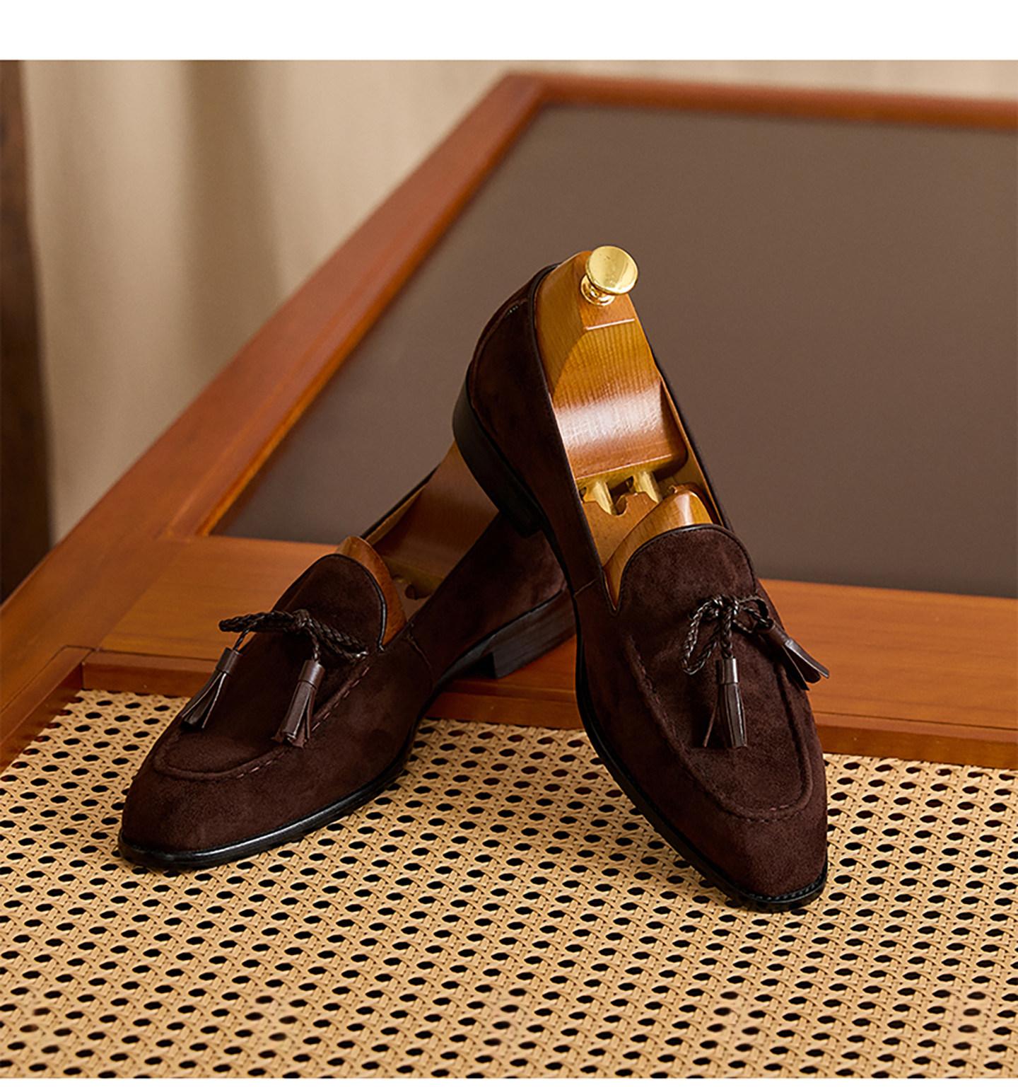 High-quality Italian-style Tassel Loafer Slip-on Shoes photo 4
