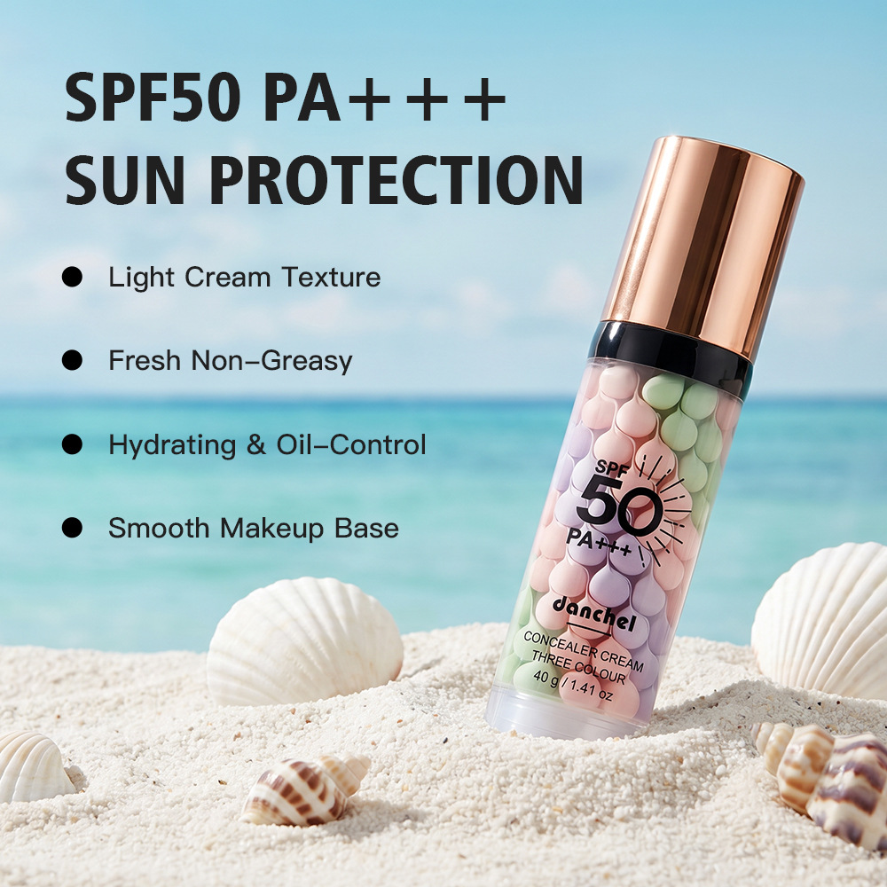 Three-color Isolating Color-correcting Cream Moisturizing photo 1