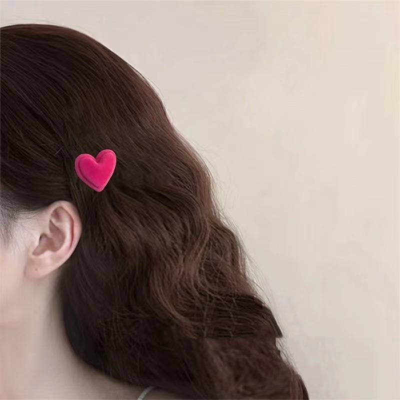 AutumnWinter Cozy Flock finished Small Five pointed Star Hair Clip photo 2