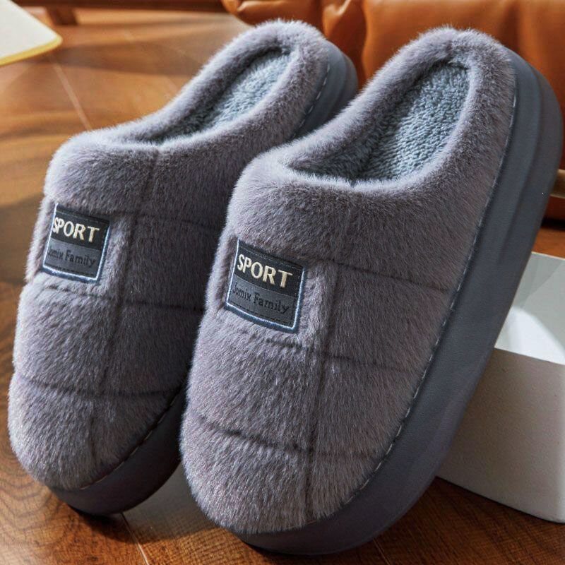 New Cotton Slippers For Men And Women Winter Season photo 3