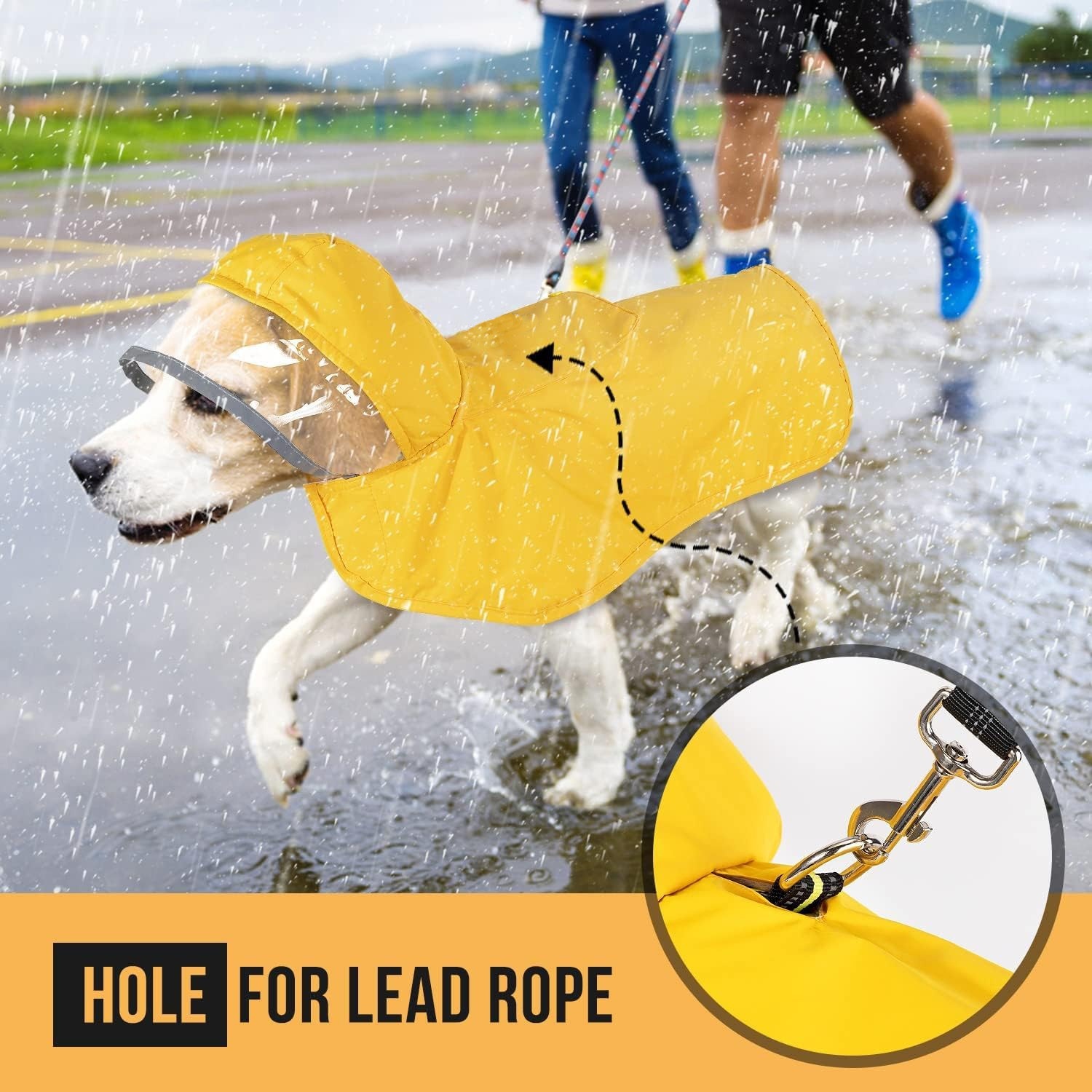Waterproof Dog Coat Cape Design For Large Breeds photo 1