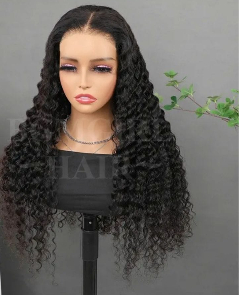 26 inch Deep Wave Wear Go Wig 7x5 HD Lace Closure 180% Draw String Glueless Wig photo 4
