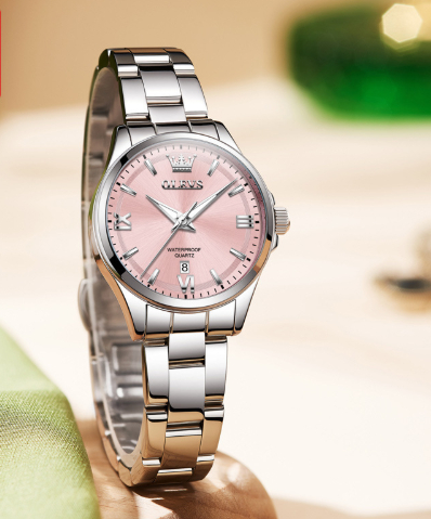 Solid Steel Band Watchfashionable Niche Waterproof Fully Automatic Quartz Watch photo 5