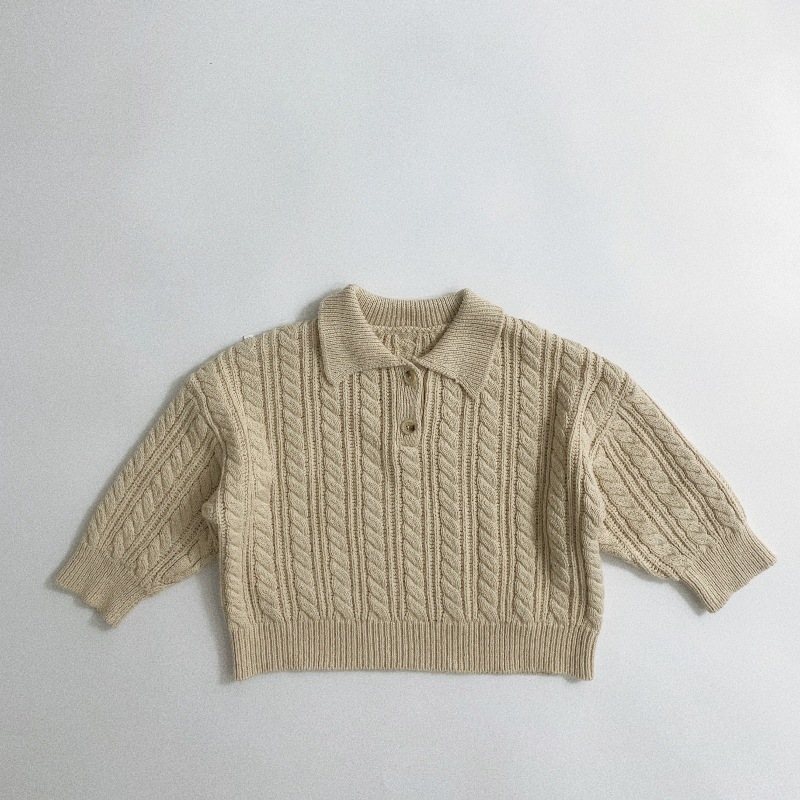 Children's Fried Dough Twists Knitting Sweater photo 1
