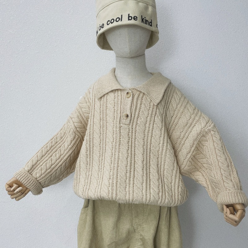 Children's Fried Dough Twists Knitting Sweater photo 3