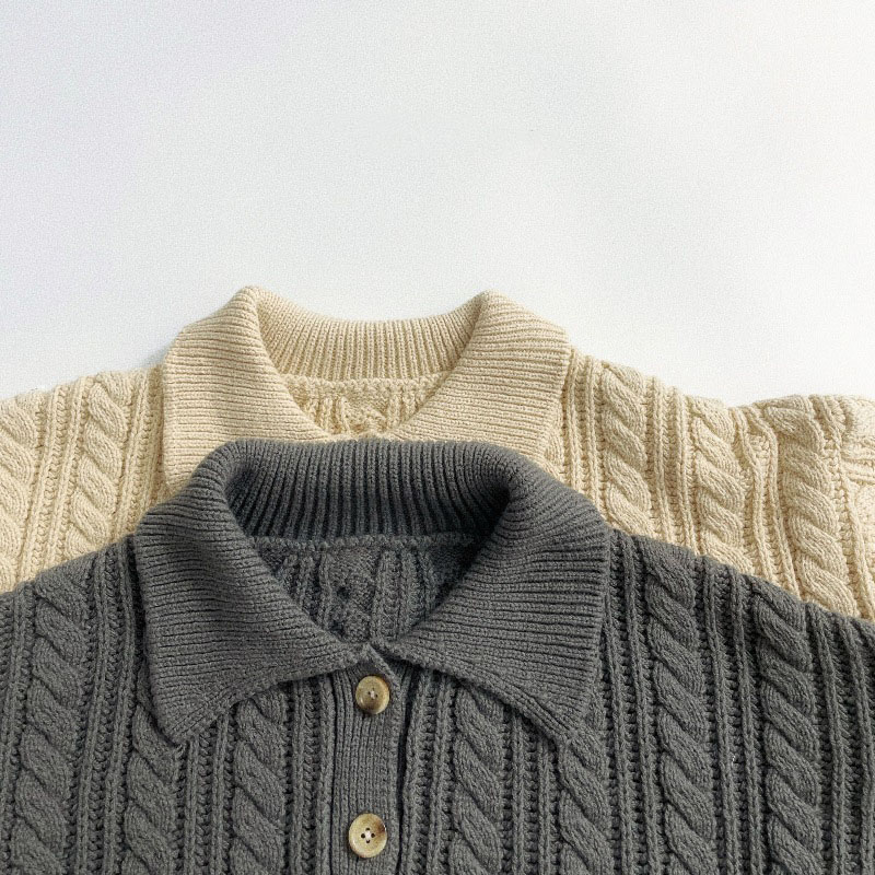 Children's Fried Dough Twists Knitting Sweater photo 2