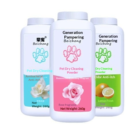 Pet Dry Shampoo Powder No-rinse Foam For Cats And Dogs photo 5