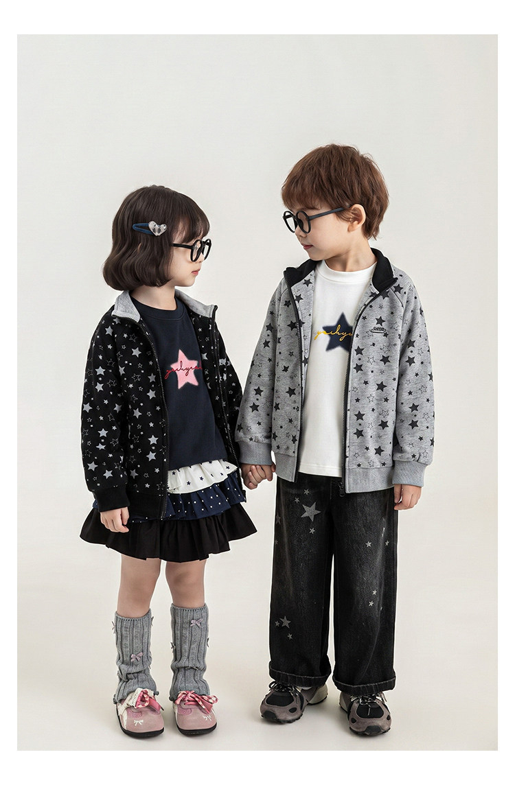 Girls' Zip-up Jacket With Polka-dot Print Sportswear photo 3