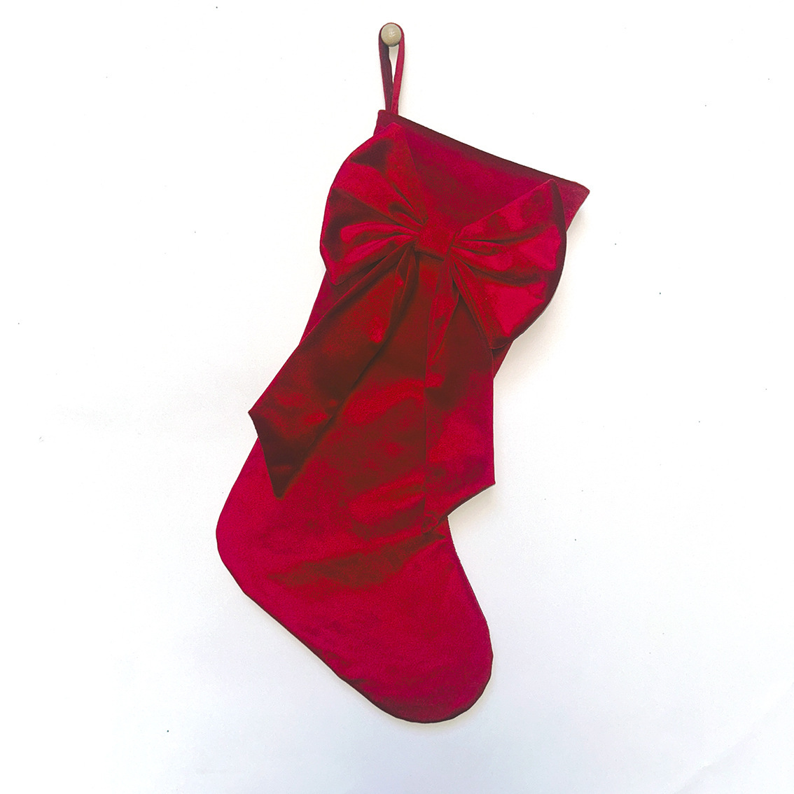 Embroidered Christmas Bow Christmas Socks photo 2