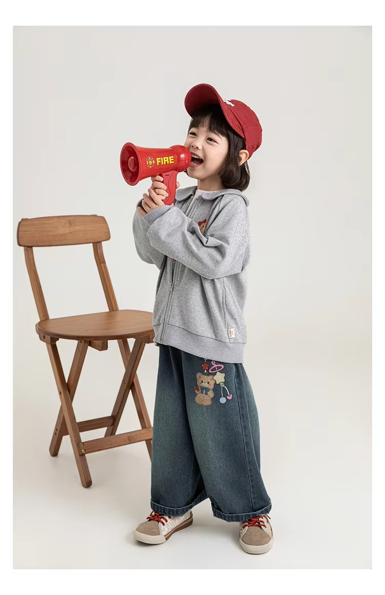 Casual Lapel Loose-fitting Coat For Girls photo 8