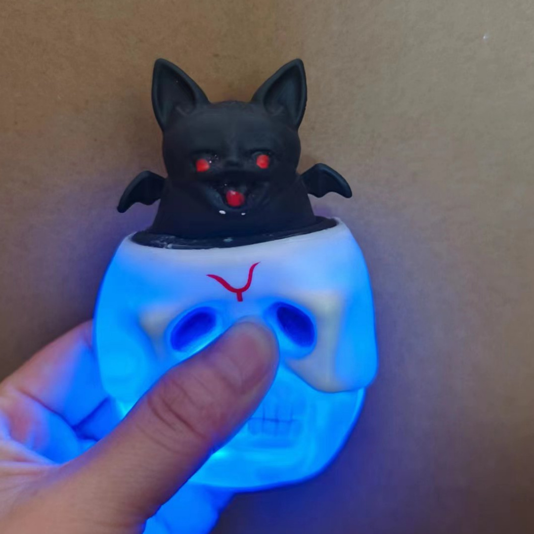 Halloween Skull Bat Pumpkin Squeeze Stress Relief Toy photo 4