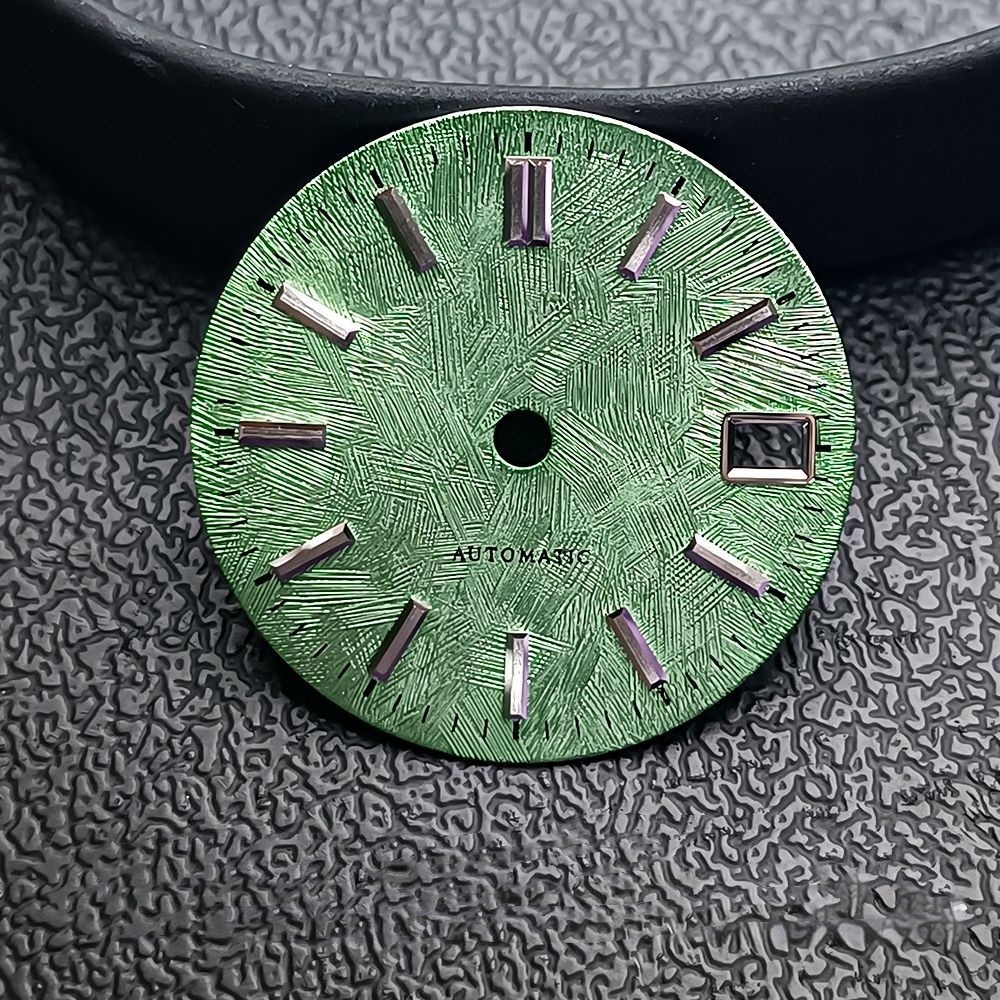 Birch-grain Watch Dial For NH35 Movement photo 1