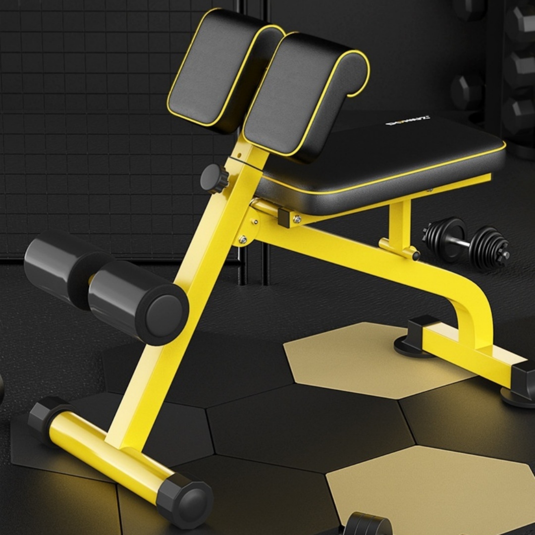 Multifunctional Roman Chair Home Fitness Equipment Foldable Dumbbell Bench photo 1