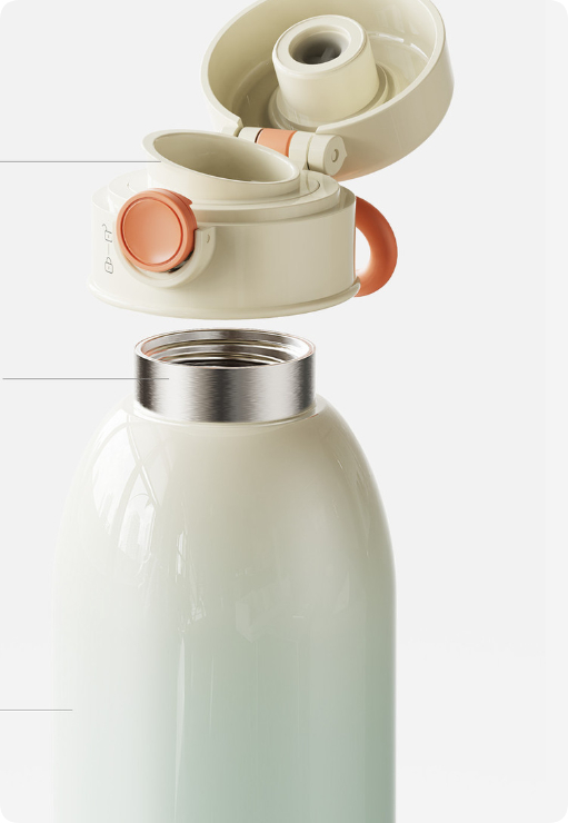 Portable Constant-temperature Water Bottle For Infants Allowing For Wireless Milk Preparation When Out photo 6