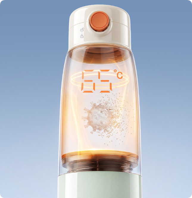 Portable Constant-temperature Water Bottle For Infants Allowing For Wireless Milk Preparation When Out photo 7