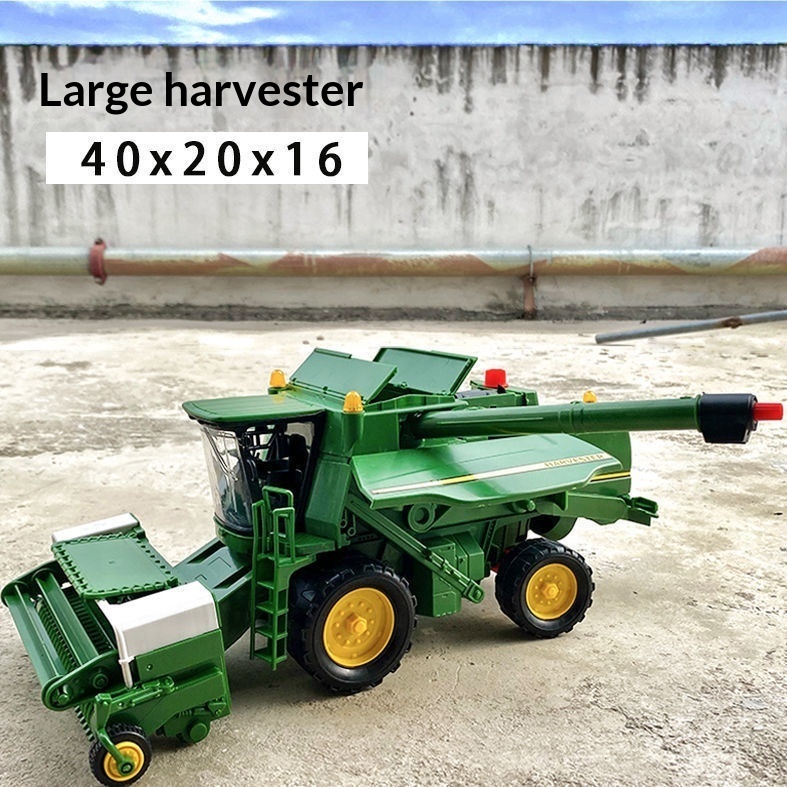 Children's Combine Harvester Model Toy Car photo 3