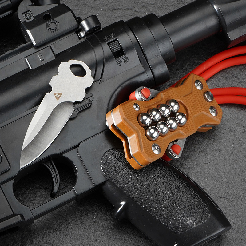 Slingshot Knife G10 Handle Outdoor Competitive EDC Tool photo 4