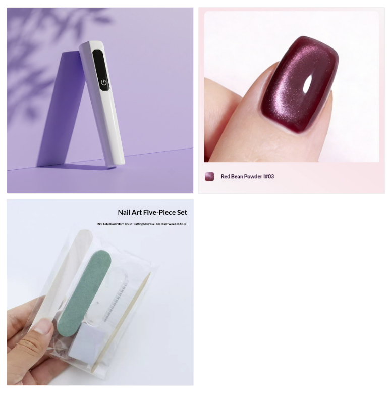 Cat-eye Shaped Gel Magnetic Nail Art Pen Set photo 4