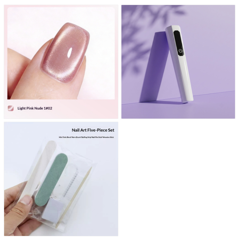 Cat-eye Shaped Gel Magnetic Nail Art Pen Set photo 6