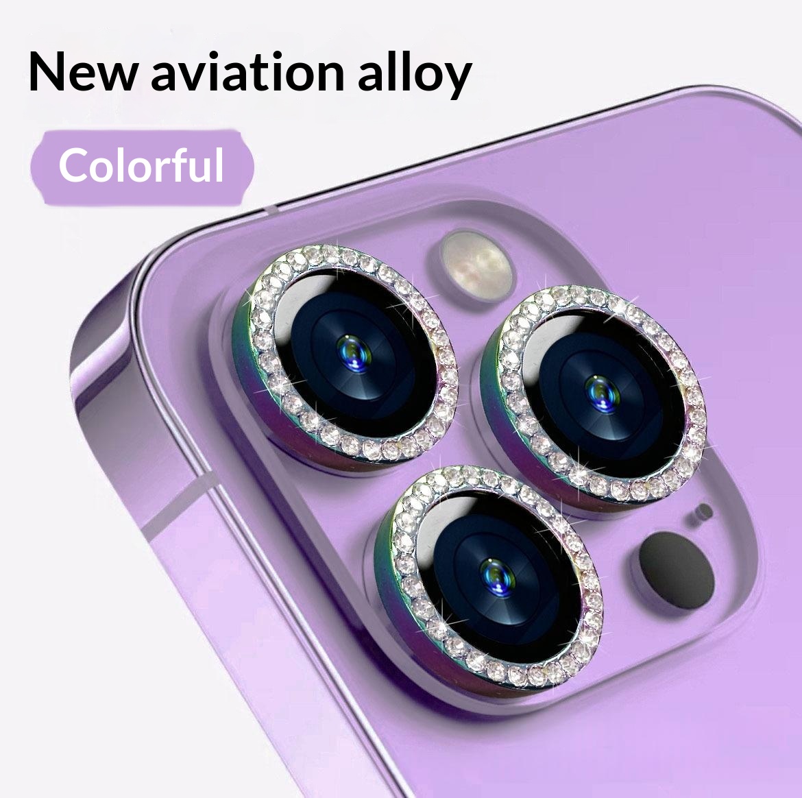 Mobile Phone Rhinestone Lens Protector photo 6