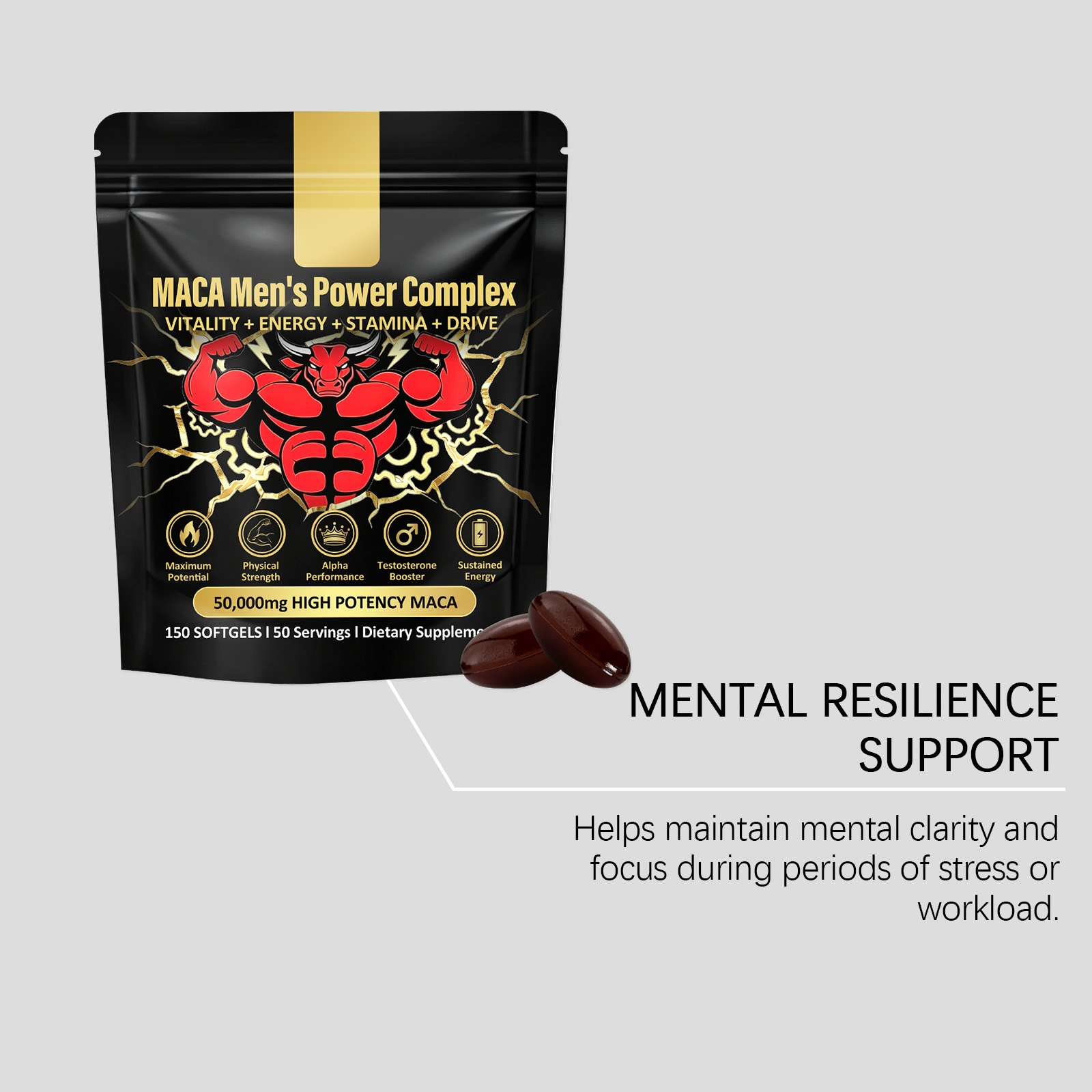 Daily Antioxidant Soft Capsules For Mens Vitality Support photo 5