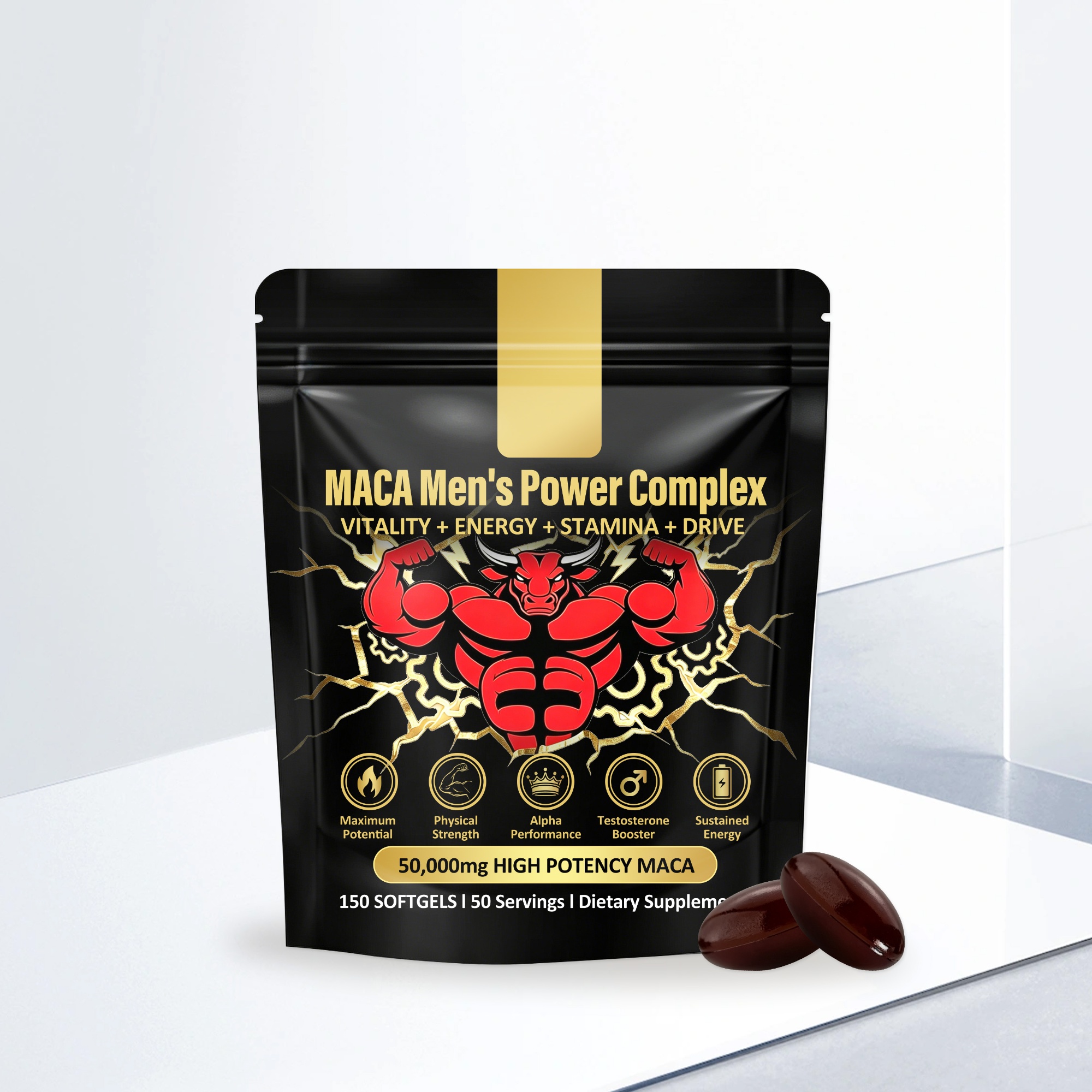 Daily Antioxidant Soft Capsules For Mens Vitality Support photo 1