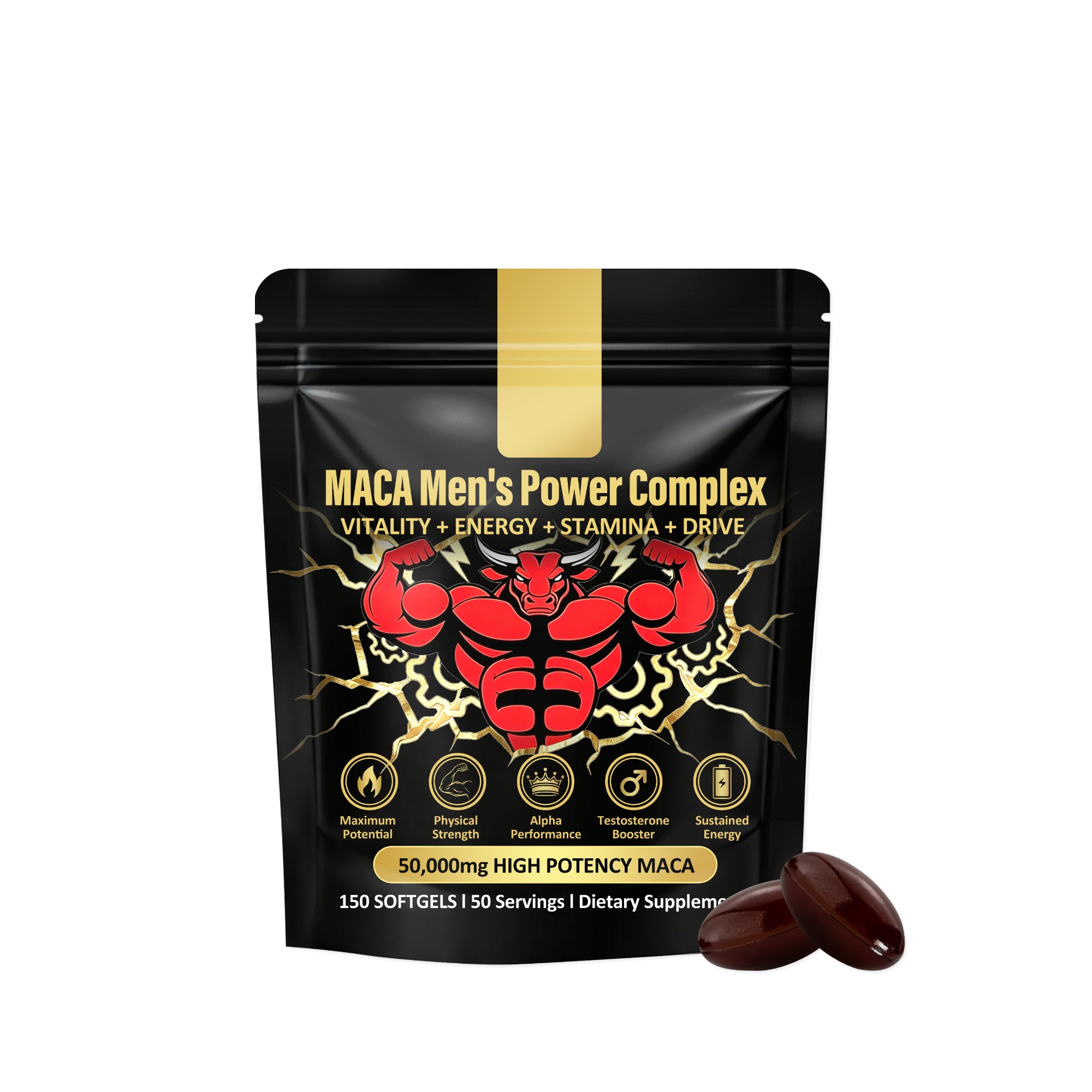 Daily Antioxidant Soft Capsules For Mens Vitality Support photo 2