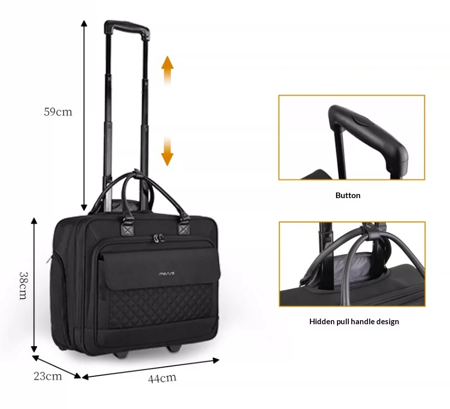 Handheld Briefcase Luggage Compartmentsmall Trolley Bag photo 4
