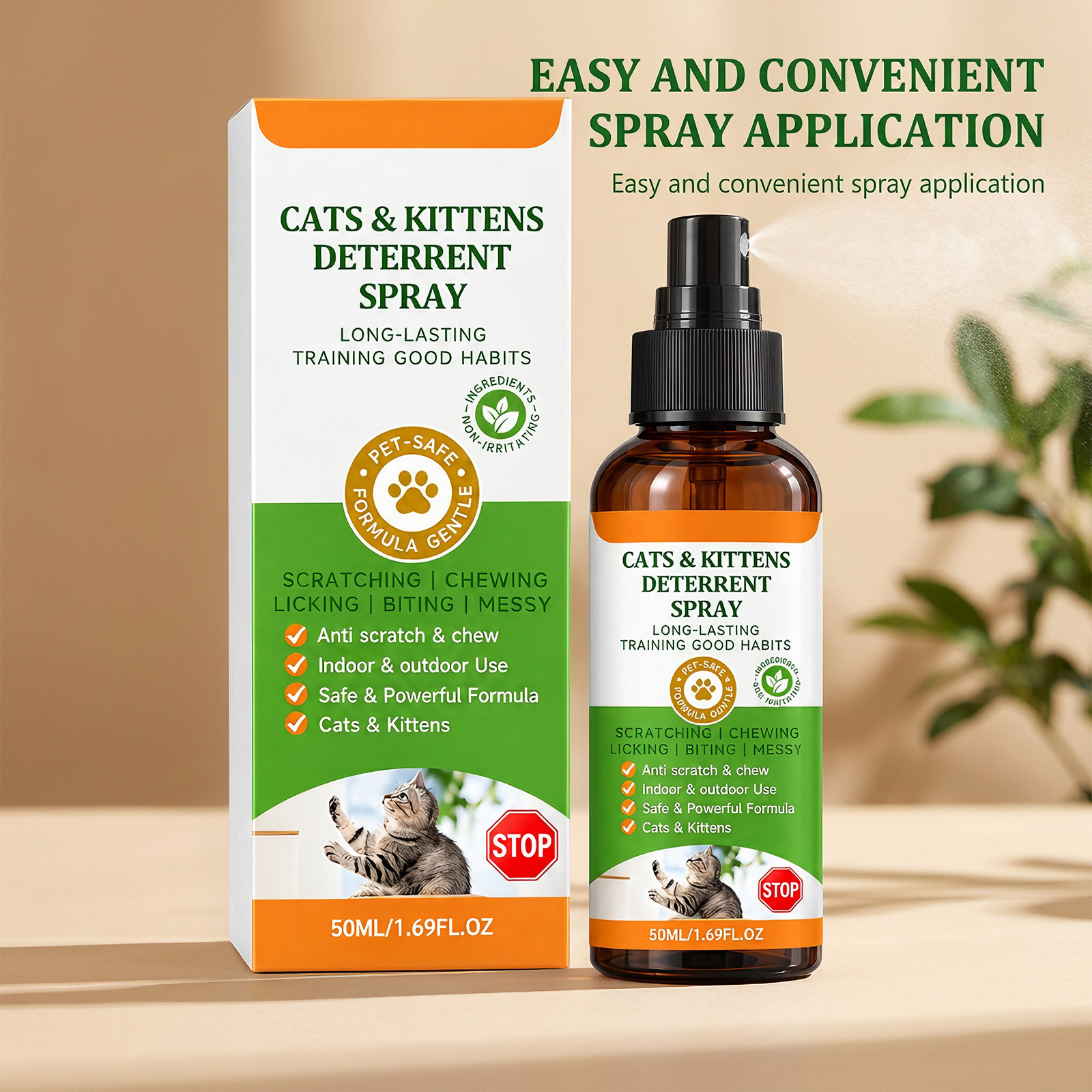 Cat Scratch Prevention Training Spray photo 1