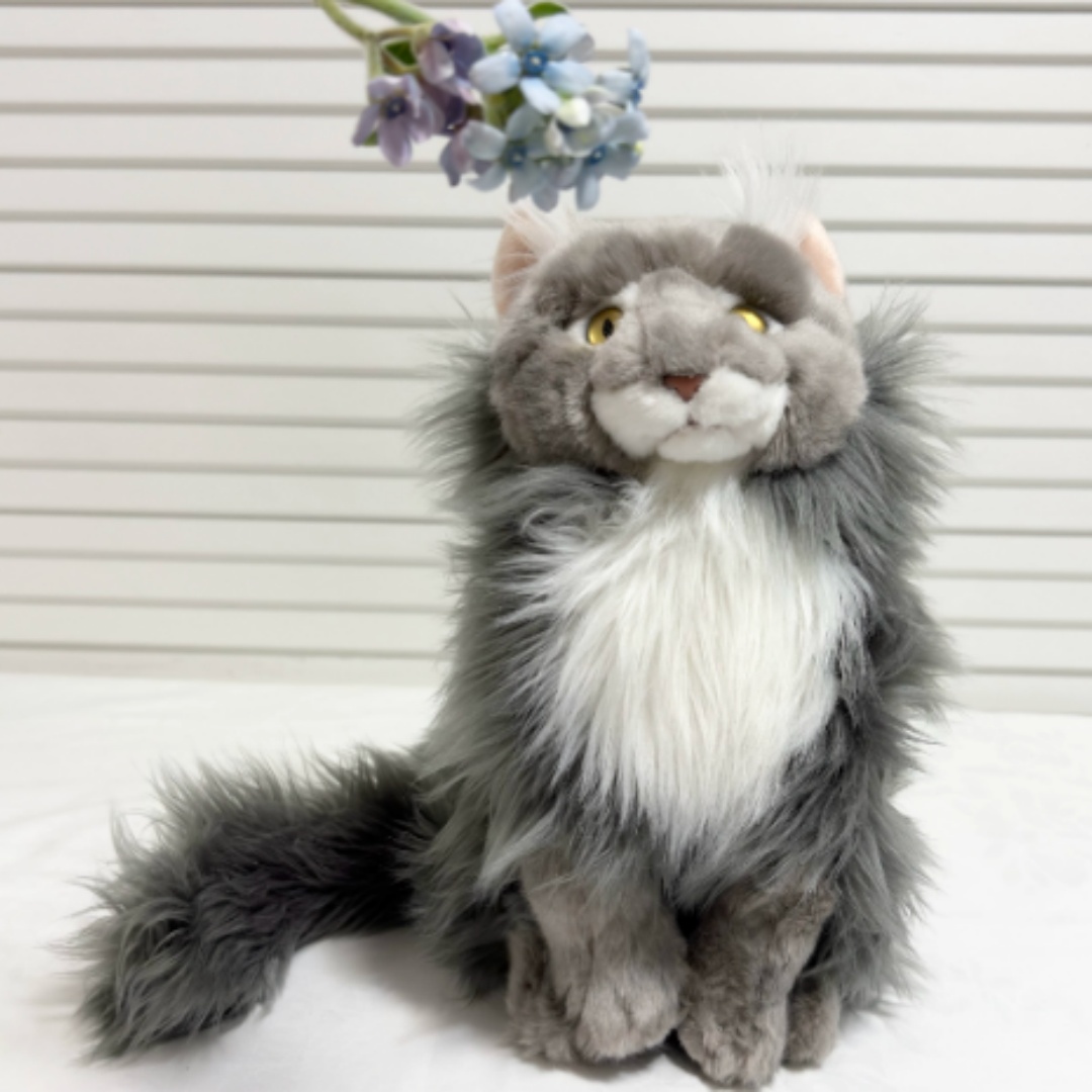 Cute Maine Coon Cat Doll, High-quality Plush Toy photo 1
