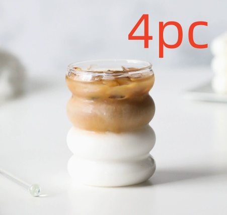High-borosilicate Glass Cup Cute Drinking Mug photo 7