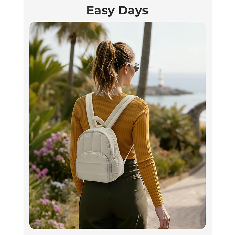 New Stylish Womens Small Down Jacket-style Shoulder Bag photo 4