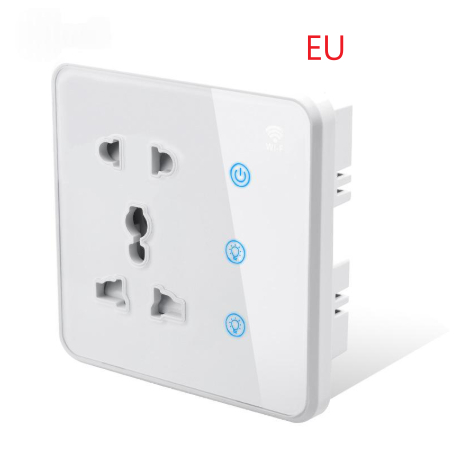 Smart 2-Light Touch Wall Multifunctional Wi-Fi Socket photo 8