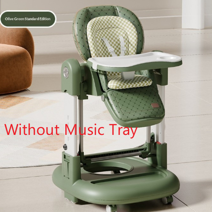 Anti-O-leg, Anti-tip Baby 3-in-1 Multifunctional High Chair photo 7