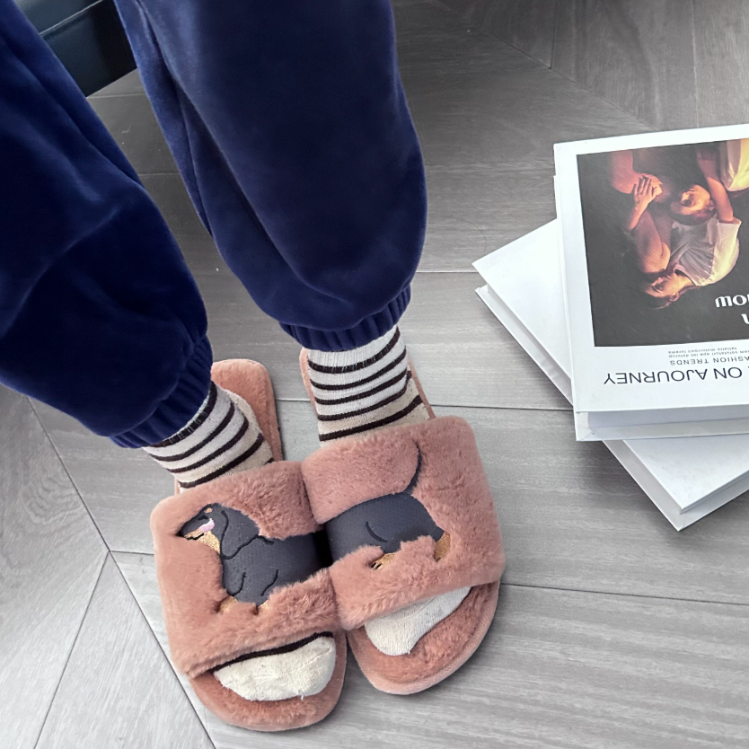 Autumnwinter Cotton Shoescute Cartoon Style For Couples Unisex photo 1