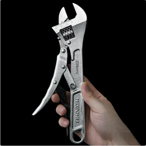 Multi-functional Non-slip Locking Adjustable Wrench photo 2