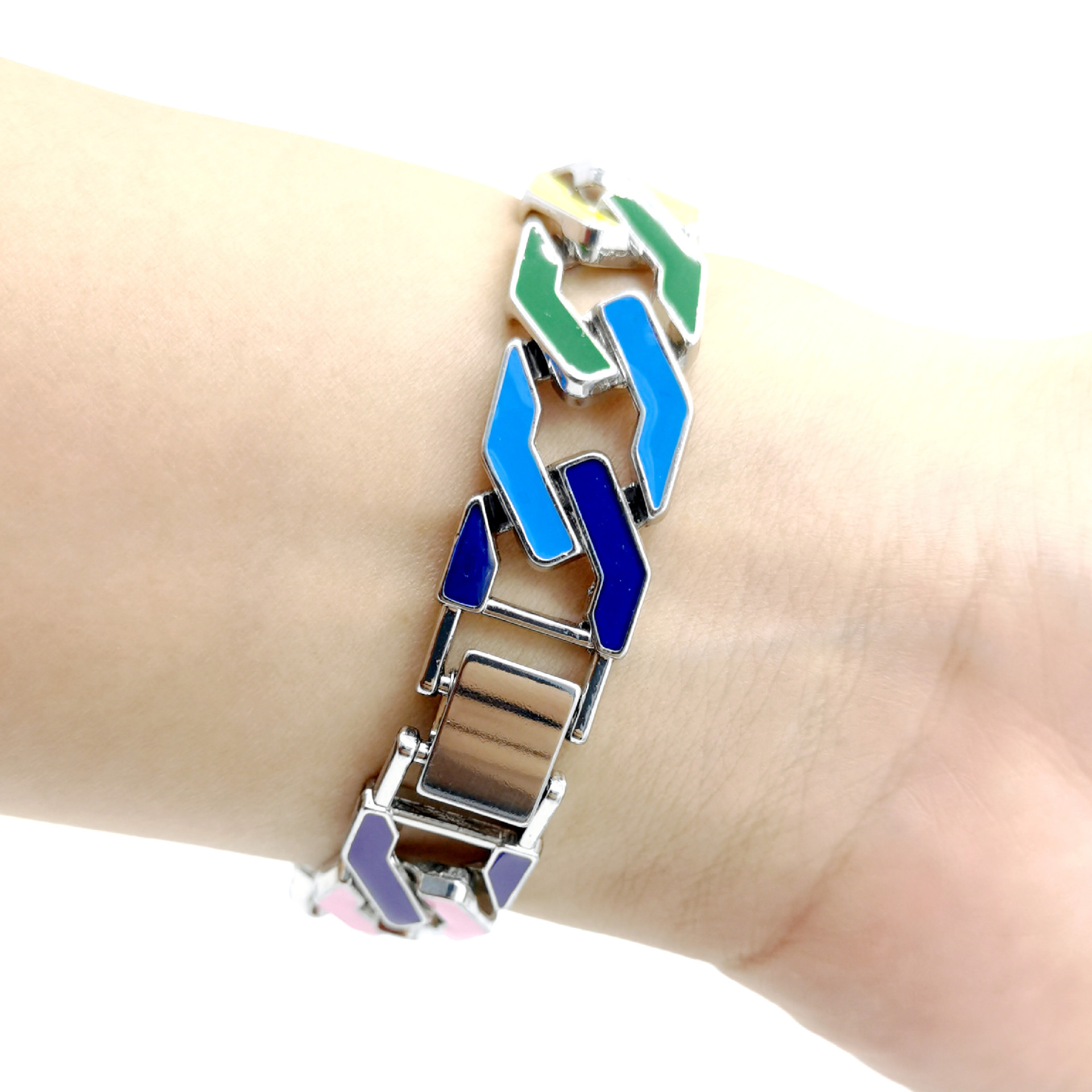 Cuban-link Enamel Bracelet For Hip-hop And Streetwear Enthusiasts In Europe And America photo 2