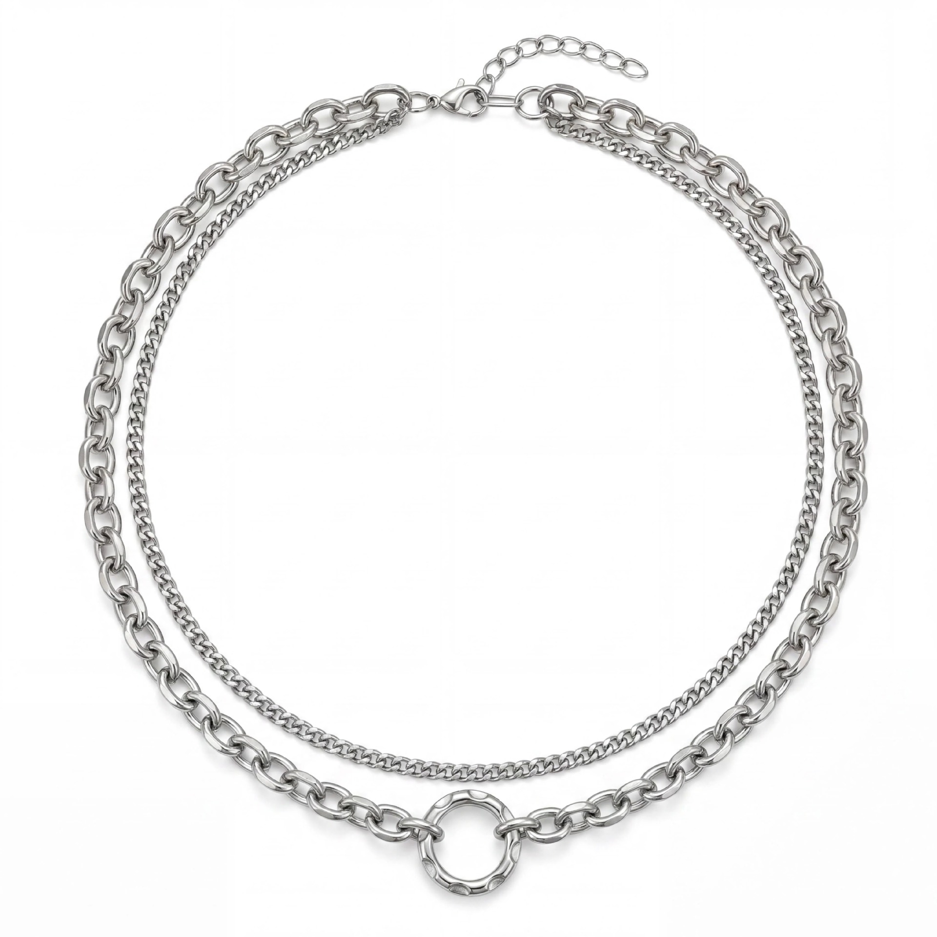 Fashionable And Personalized Double-layered Necklace photo 4