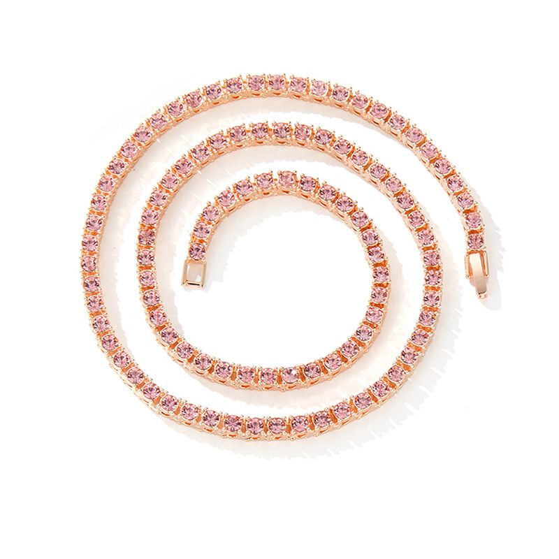 Simple Single Drainage Drill Collar Cuban Chain Necklace photo 5