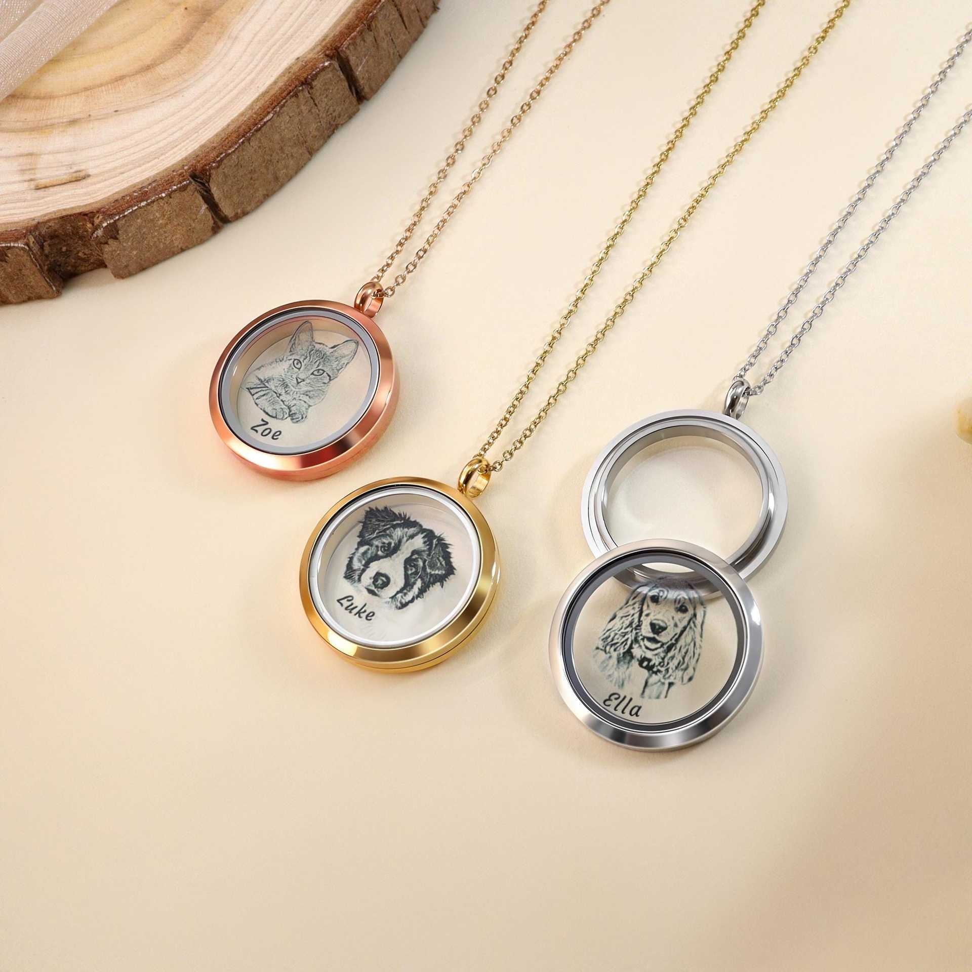 Pet Photo DIY Carving Commemorative Necklace photo 4