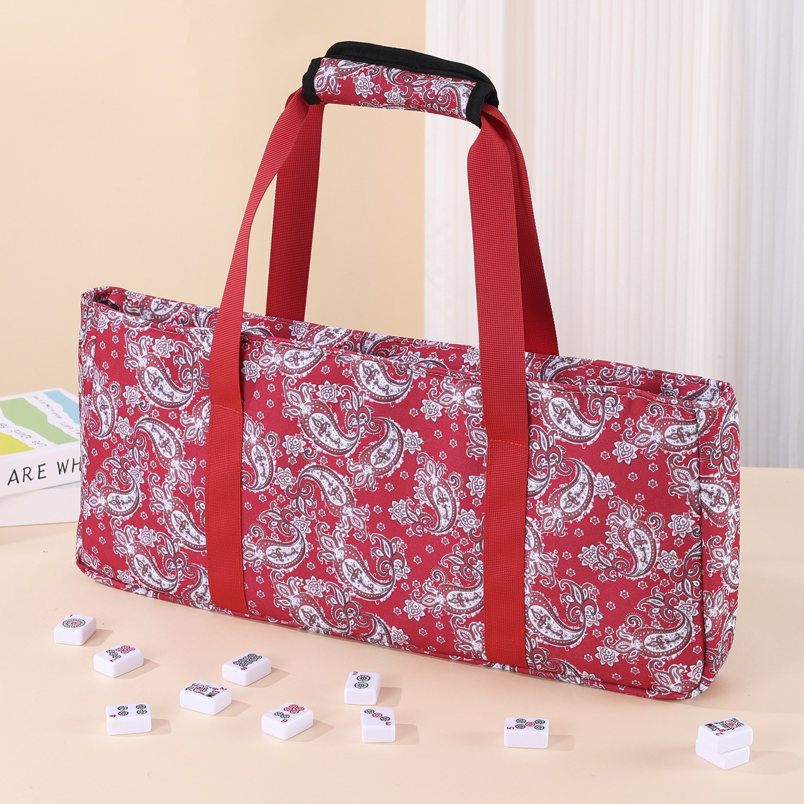 Large-Capacity Mahjong Storage Bag For Travel And Outings photo 1