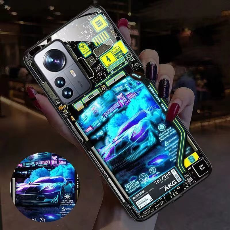 Cyberpunk-style Glowing Phone Case photo 6