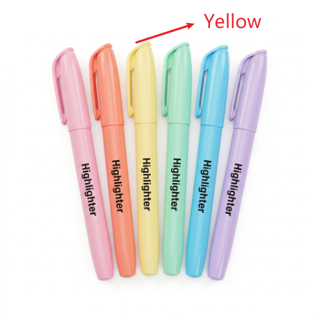 Best-selling Six-color Macaron-style Highlighter For Planners photo 7