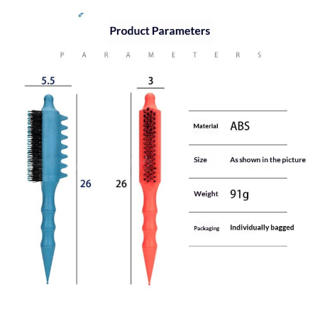 Straight Hair Ear-shaped With Pointed Boar Bristles photo 4