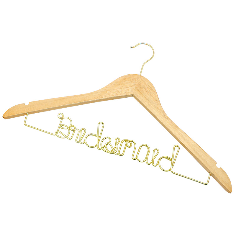 Metal Letter Wedding Dress Hanger photo 5