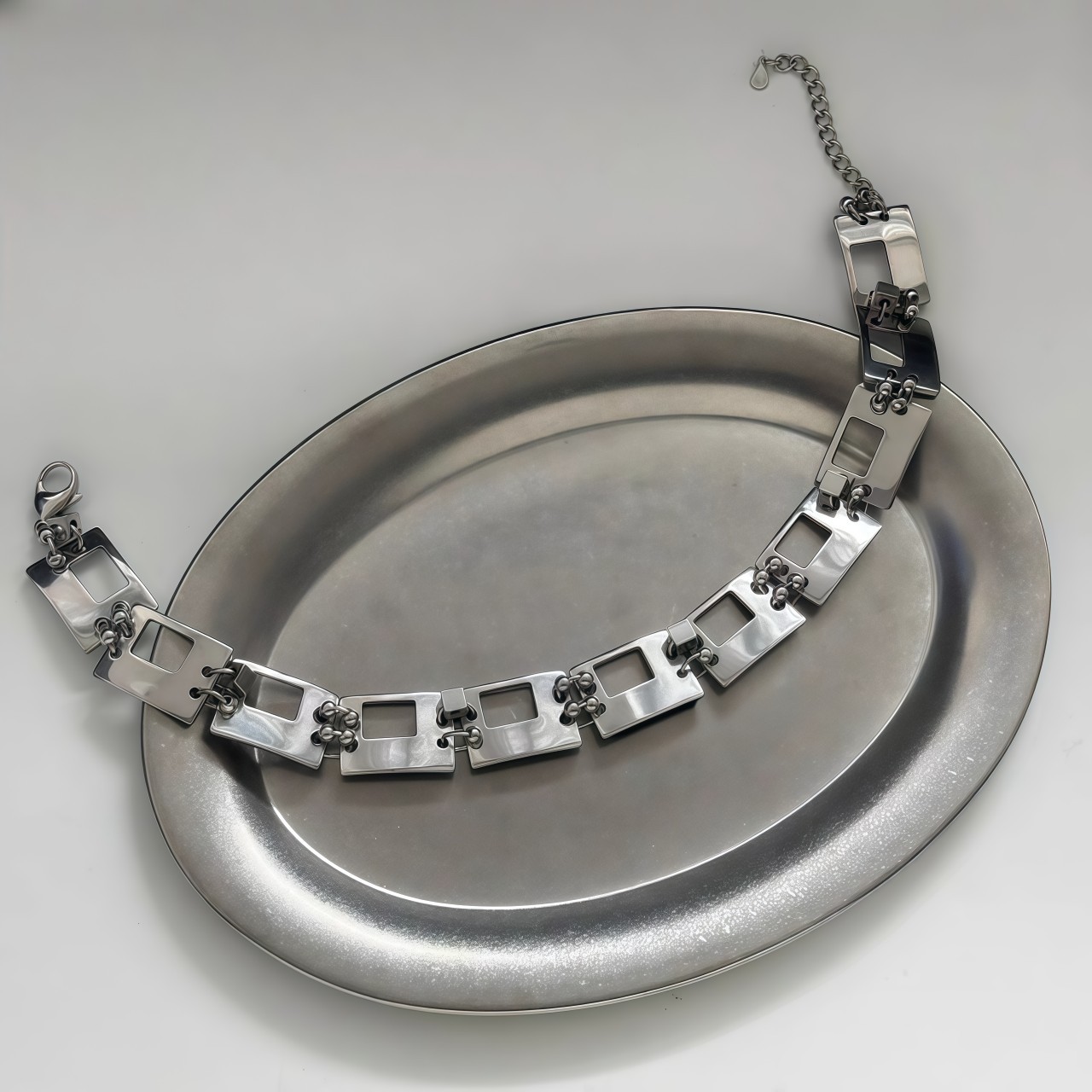 Punk Metal Future Machinery Necklace photo 3