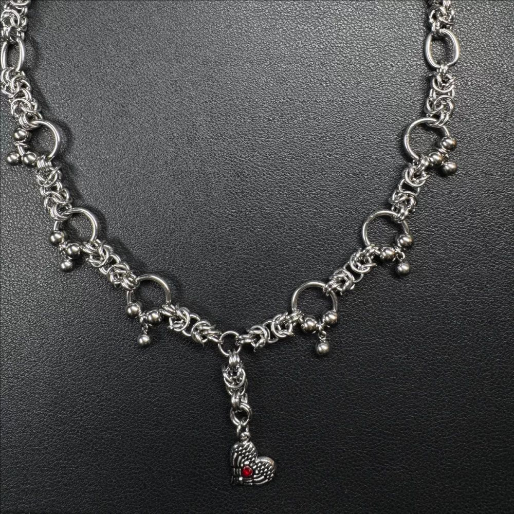 Tassel Heart-shaped Necklace For Men And Women photo 2